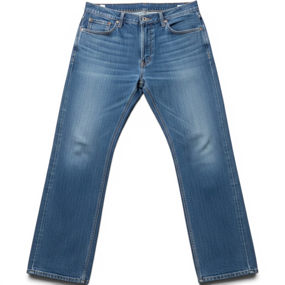 Duluth Trading Co Flex Weekender Jeans Mens 44x30‎ Relaxed Fit Blue Straight Leg